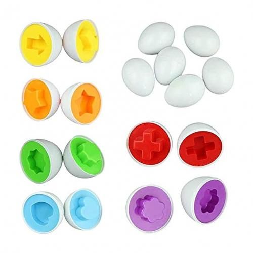 Eggs Learning Education Puzzle Toys Kids - 6 PCS