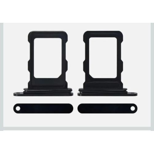Replacement SIM Card Tray Slot Holder with Waterproof Rubber Ring Compatible with iPhone 16 Pro Max - Multi Colors