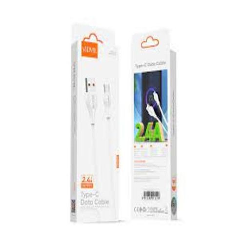 Vidvie Data cable and charging cable Type-C 24 amp white
