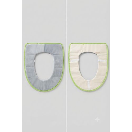 Toilet Seat Cover Made Of Soft, Thick And Stretchy Fabric