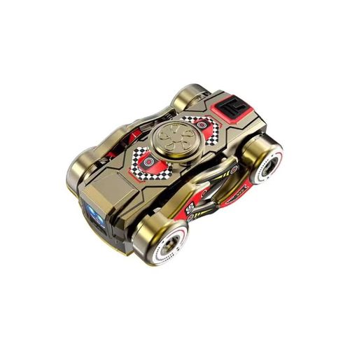 OCCOA Fingertip Finger Gyroscope Mechanical Dog Deformation Toy, 2-in-1 Transformable Fidget Spinner, Stress Relief Sensory Toy for Adults, Gold