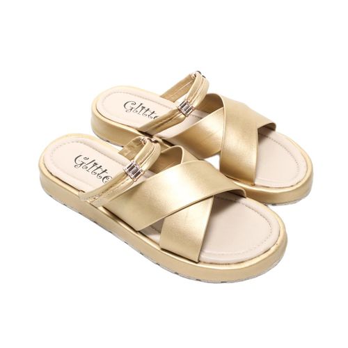 Wimen Slippers - Gold