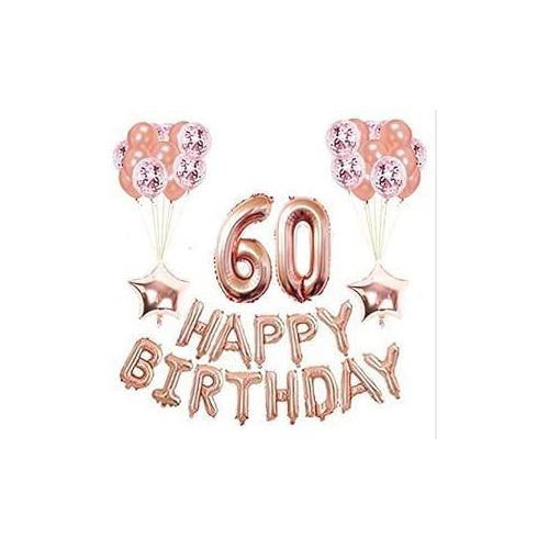 Happy 60th birthday balloon happy 60th birthday party balloon family decoration ball ball