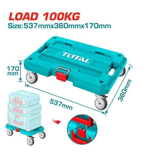 Plastic Tool Box Trolley with Wheels – THTWB61001