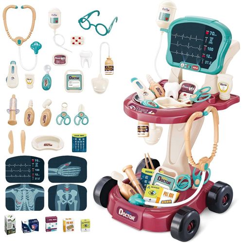 24-Piece Doctor Pretend Play Set with Medical Bag
