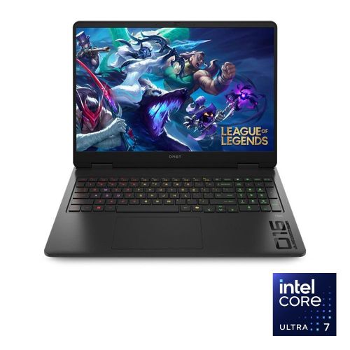 OMEN 16-am0044ne Laptop - Intel Core Ultra 7-255H - 16GB - 1TB SSD - NVIDIA GeForce RTX 5060 8GB - 16" 2.5K 240Hz - Win11 - Shadow Black