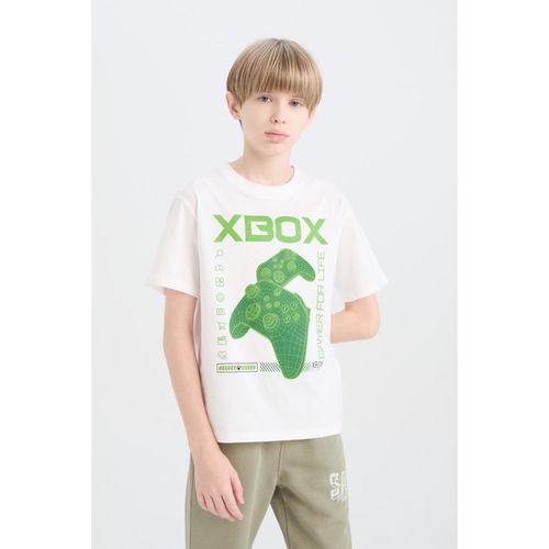100 Cotton Xbox Crew Neck Short Sleeved Tişört Mens Kids