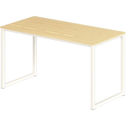 Computer Desk 48 Inches Oak Home Office Home Computer Desk Steel Frame Powder Coated Cable Management