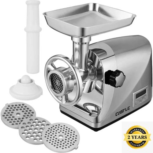 Electric Meat Grinder 3600W – Digital Display – High Performance Meat Mincer – Fast Grinding for Meat & Vegetables – Durable Stainless Steel Design – Silver – Model MGA3600 – 2 Years Warranty