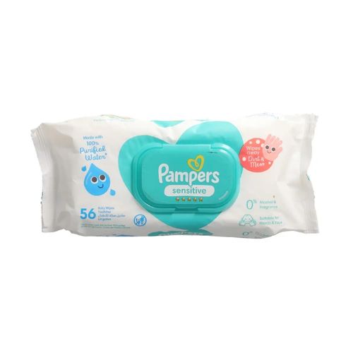 Sensitive Protect Baby Wipes - 56 Pcs