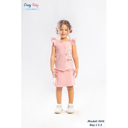 Two-piece cotton clothing set 5016-K
