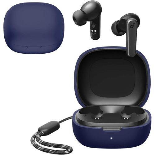 جراب حماية للسماعات من السيليكون الناعم المقاوم للصدمات مع حلقة تثبيت بخاصية رؤية إضاءة ليد الأمامية انكر لـساوند كور R50i ان سي وانكر P30i