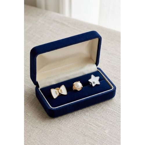 Pin set, 3 pieces, suit jacket pins, elegant brooch accessories for weddings and formal wear