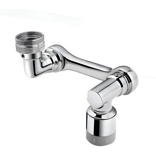 Kitchen Faucet - Fully Rotatable 1080° Bubble Water Saver with Two Modes, Extendable Nozzle, Filtered Spray, and Air-Enhanced Spout for Convenient Use