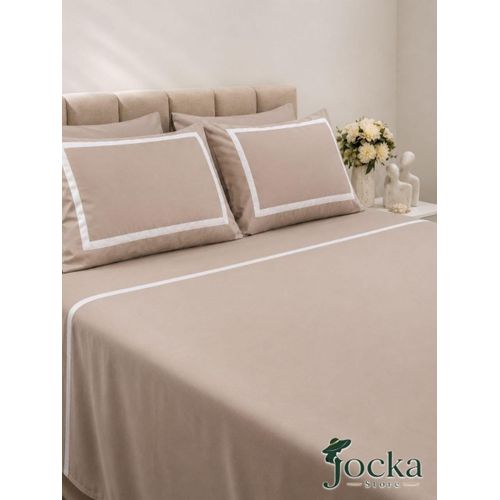 100% Cotton Flat Sheet Set with Premium Satin Trim, 3 Pieces - Soft and Comfortable - Multiple Colors and Sizes160 CM