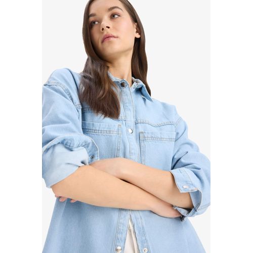 Snap Button Denim Jacket