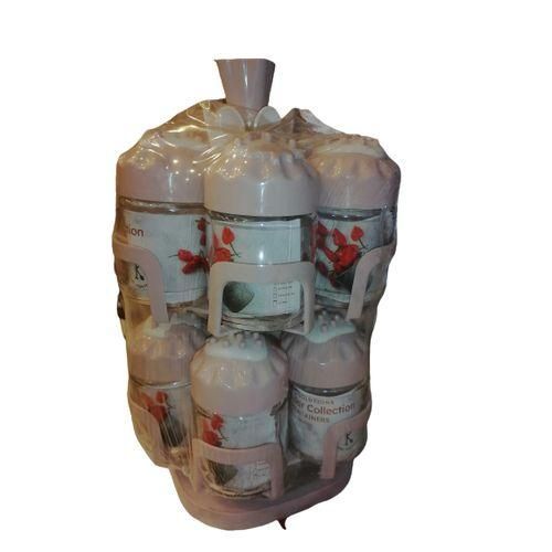 2-round Spice Set, 12 Pieces, With A Rotating Base