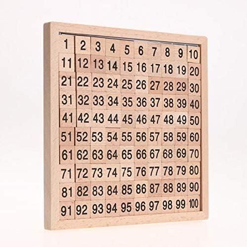 Wooden Counting Blocks for Kids 1 to 100