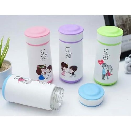 مج ابيض بغطاء متعدد الالوان المشروبات الساخن والبارد خفيف وسهل الحمل فى أي مكان المكتب المدرسة والبيت خمات عاليه الجوده