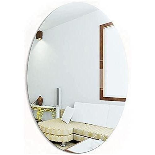 Oval-Shaped Flexible Self-Adhesive Acrylic Plastic Mirror Sheet