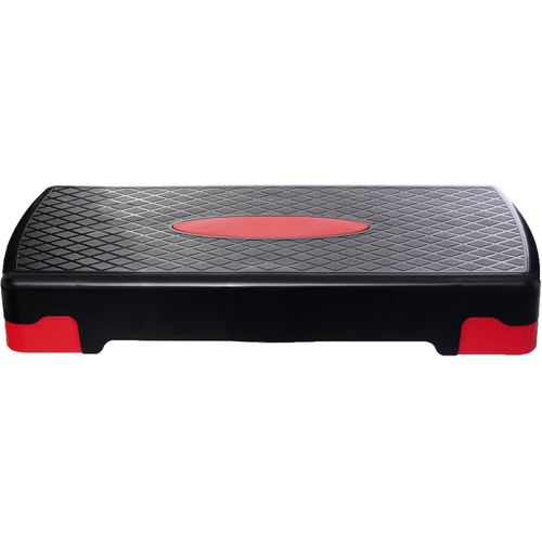 MINSA Home Fitness Stepper Red with 2 Adjustable Levels for Cardio Workouts