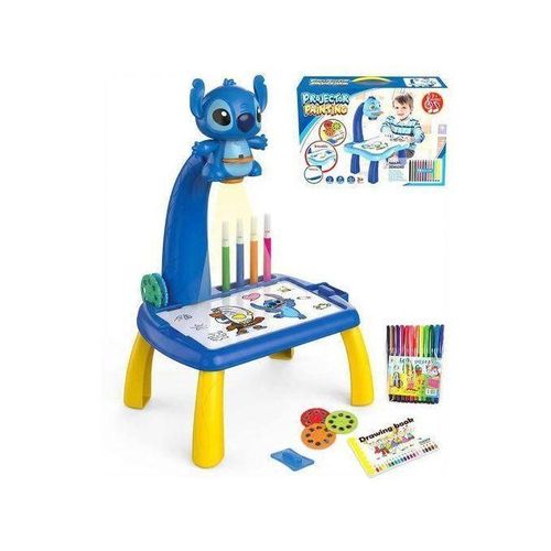 Children's Projector Drawing Set – Creative Drawing Table with 25 Patterns, Crayons & Sketchbook – Educational Art Toy Suitable for Children Ages 3+ – Fun Coloring & Tracing Activity to Develop Imagination, Creativity & Early Learning