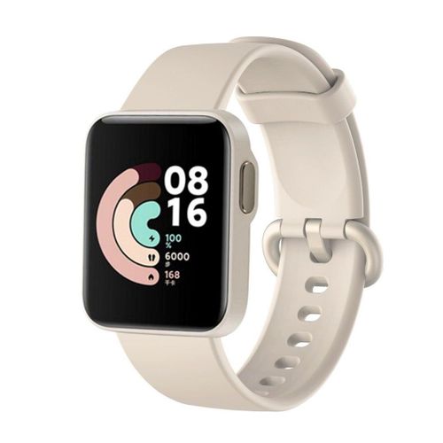 Replacement Sport Silicone Bracelet Correa For Xiaomi Mi Watch Smart Watch Belt Wrist Strap Beige