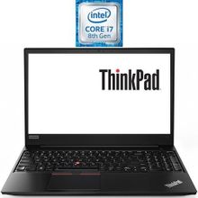 لابتوب Thinkpad E590 - Intel Core I7-8565U - 8 جيجابايت رام - 1 تيرا بايت هارد ديسك درايف - 15.6 بوصة HD - 2 جيجابايت معالج رسومات - DOS - بصمة أصبع