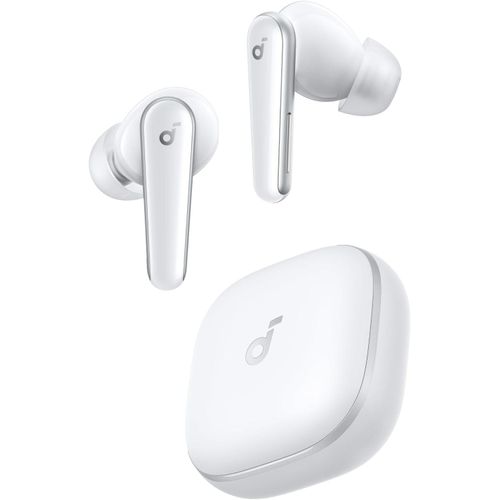 Liberty 5 Noise-Cancelling Wireless Earbuds, 2x Stronger Voice Reduction, Adaptive Noise Cancellation, 6-Mic AI Clear Calls, Long Battery Life , White
