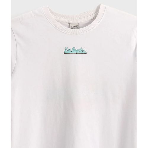 Crew Neck Printed Short Sleeve Boy T-Shirt