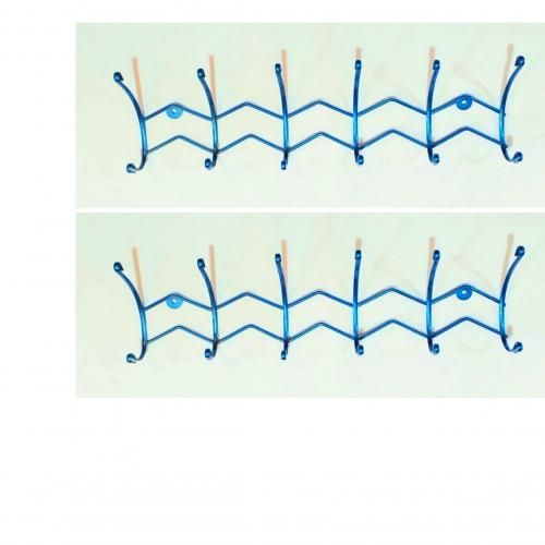 شماعه للملابس من المعدن المطلي عدد 2 قطعه
