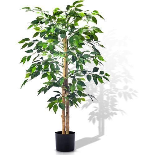 Evejoy Artificial Eucalyptus Tree - 4ft with Sturdy Pot