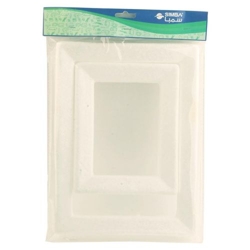foam hollow frame shape 2 pcs white Model H145