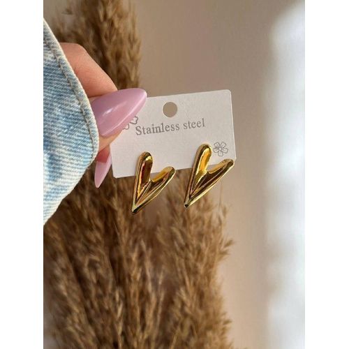 Sleek Stainless Steel Drop Earrings - Tarnish Resistant Jewelry