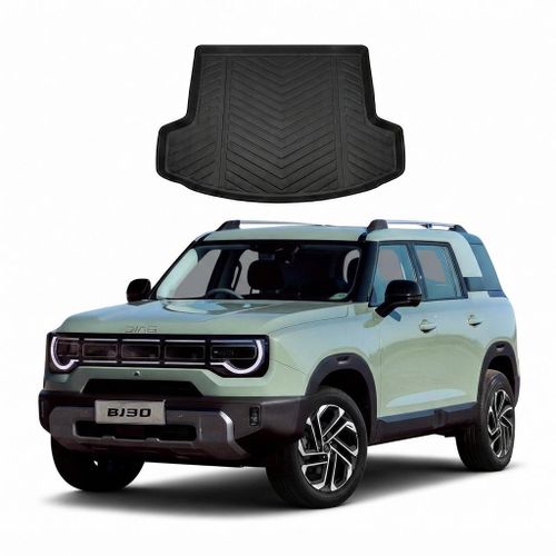 Car Trunk Mat for BIAC BJ30 – Waterproof Rubber Cargo Liner – Heavy-Duty Boot Floor Protector