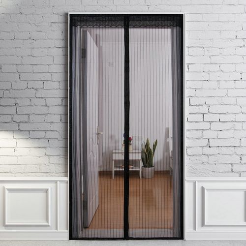 As Seen On Tv Magic Mesh Instant Screen Door Black Price In