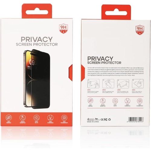 واقي شاشة الخصوصية JUMOO بزجاج مقوى بصلابة 9H، مضاد للتجسس، مضاد للخدش، مضاد لبصمات الأصابع، استجابة لمس عالية، تركيب سهل، حماية من الصدمات متوافق مع Apple iPhone 17 Pro Max