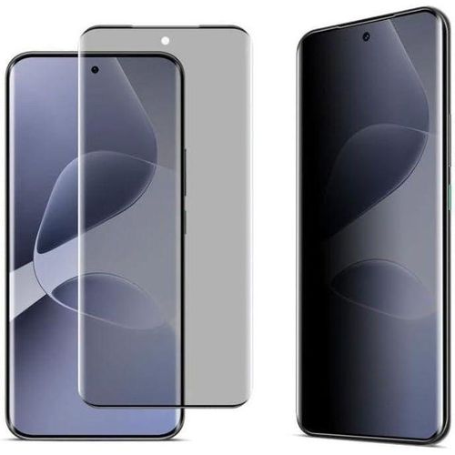 Anti-spy screen protector for Infinix Hot 60 Pro+ 2025, full adhesive, anti-spy, anti-fingerprint, 9H hardness tempered glass screen protector with 3D curved edge for Infinix Hot 60 Plus