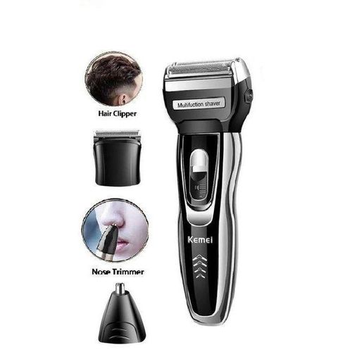 3-in-1 Grooming Kit & Shaver KM-5558 - Black