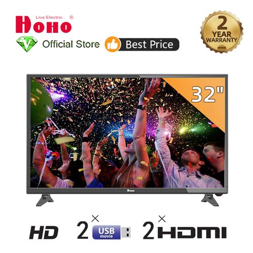 32 Inch HD LED TV - Black - (999)