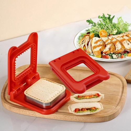 Reusable Stainless Steel Bread Sandwich Cutter for Lunch Box Perfect Easy to Prepare Food and Fun Toast