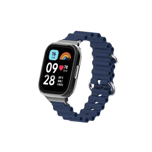 cean Strap Compatible with Xiaomi Redmi Watch 2 LitePoco WatchHorloge 2 Adjustable Silicone Strap with Metal Buckle Band With Frame Metal Women Men Replacement Strap Blue