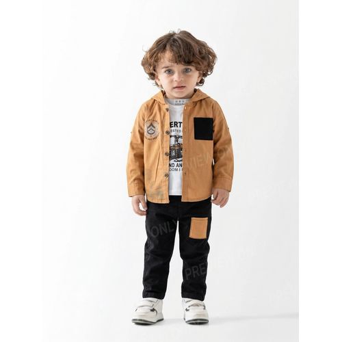 Boys Outfit - Three Pieces Set - 7055-Y