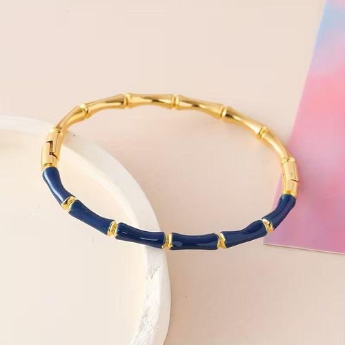 Bracelets crafted from premium stainless steel with a unique bamboo texture design in a variety of elegant colors suitable for everyday wear and special occasions for both men and women