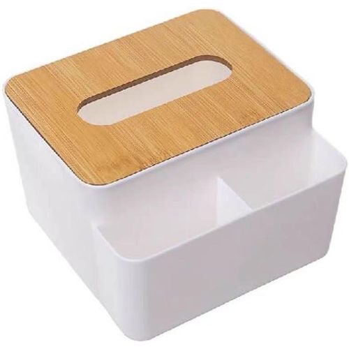Multifunctional Tissue Box Facial Tissue Holder Rectangular for Dining Room Kitchen Bedroom Home Decor
