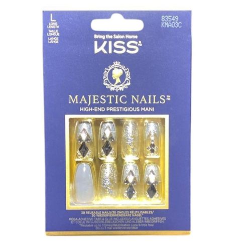 MAJESTIC NAILS High-End Prestigious Mani KMA03C Size L 30 REUSABLE NAILS