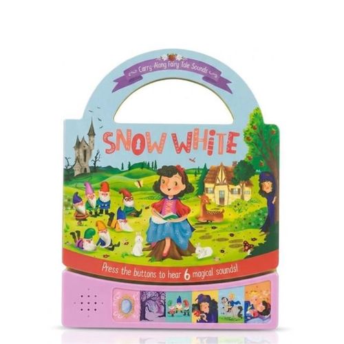 كتاب سنو وايت مع 6 أصوات سحرية ومقبض للحمل