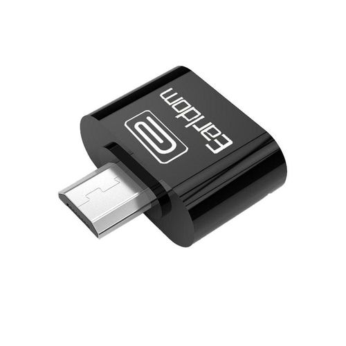 Earldom Micro USB To USB 2.0 OTG Adaptor Black/Silver