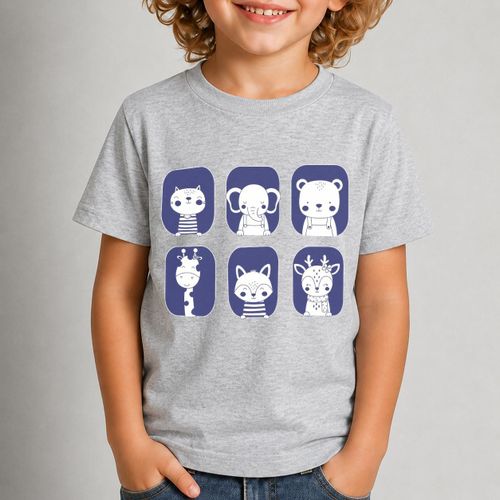 Kids Cotton Printed T-Shirt