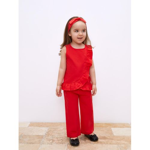 Crew Neck Basic Baby Girl 3-Piece Set